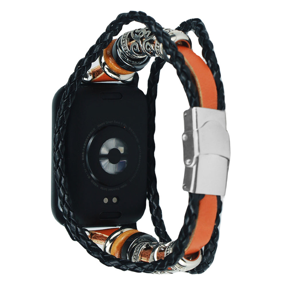 For Xiaomi Smart Band 8 Pro Replacement Strap Ethnic Style Beaded Retro DIY Watch Bands with Connector For Xiaomi Smart Band 8 Pro Replacement Strap Ethnic Style Beaded Retro DIY Watch Bands with Connector